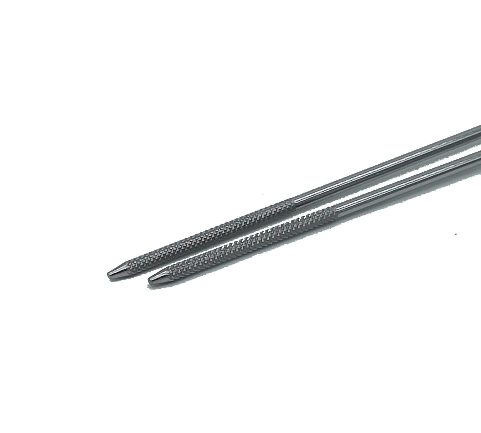 Palillos de acero inoxidable para tempura 42 cm